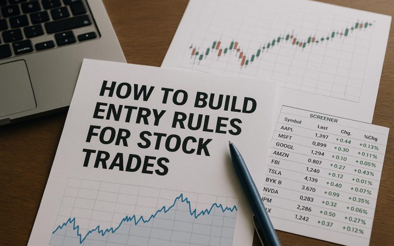 How to build entry rules for stock trades