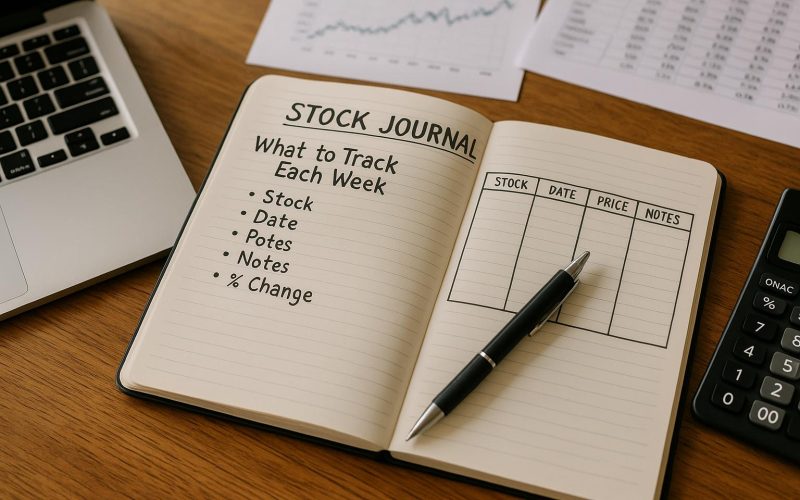 What to track in a stock journal each week