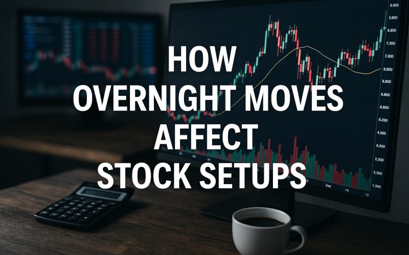 How overnight moves affect stock setups
